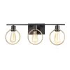 Volta 24 in. 3-Light Matte Black and Brass Ring Vanity Light Bar by Justice Design -Justice Design Sales matte black w brass ring justice design vanity lighting nsh 8903 mbbr 64 1000