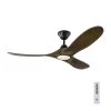 Maverick II 52 in. Integrated LED Indoor/Outdoor Matte Black Ceiling Fan with Dark Walnut Blades with Remote Control by Monte Carlo 1 Maverick II 52 in. Integrated LED Indoor/Outdoor Matte Black Ceiling Fan with Dark Walnut Blades with Remote Control by Monte Carlo -Justice Design Sales matte black with dark walnut blades monte carlo ceiling fans with lights 3mavr52bkd 64 1000