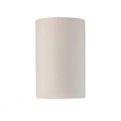 Ambiance 1-Light Matte White Solar LED Outdoor Wall Lantern Sconce by Justice Design