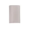Ambiance 1-Light Matte White Solar LED Outdoor Wall Lantern Sconce by Justice Design -Justice Design Sales matte white justice design outdoor sconces cer 5500w mat 64 1000