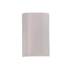 Ambiance 1-Light Matte White Solar LED Outdoor Wall Lantern Sconce by Justice Design