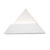 Prism ADA Triangle 15 in. Matte White LED Wall Sconce by Justice Design -Justice Design Sales matte white justice design vanity lighting nsh 4261 whte 64 1000
