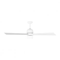 Alba 60 in. Integrated LED Indoor Matte White Ceiling Fan with Light Kit and Remote Control by Monte Carlo 8 Alba 60 in. Integrated LED Indoor Matte White Ceiling Fan with Light Kit and Remote Control by Monte Carlo -Justice Design Sales matte white monte carlo ceiling fans with lights 3albr60rzwd 4f 1000