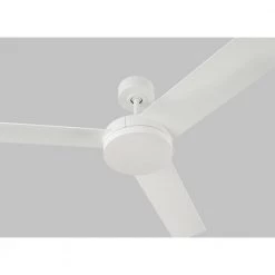 Cirque 56 in. Integrated LED Indoor/Outdoor Matte White Ceiling Fan with White Glass Light Kit and Remote Control by Monte Carlo -Justice Design Sales matte white monte carlo ceiling fans with lights 3cqr56rzwd a0 1000