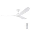 Maverick Coastal 60 in. Outdoor Matte White Ceiling Fan with Remote Control by Monte Carlo -Justice Design Sales matte white monte carlo ceiling fans without lights 3mgmr60rzw 64 1000