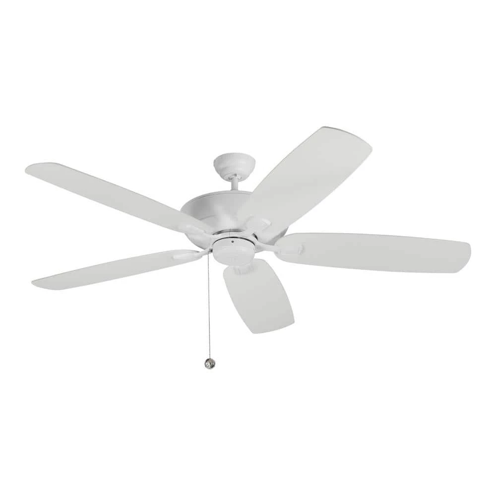 Colony Super Max 60 in. Indoor/Outdoor Matte White Ceiling Fan by Monte Carlo 3 Colony Super Max 60 in. Indoor/Outdoor Matte White Ceiling Fan by Monte Carlo