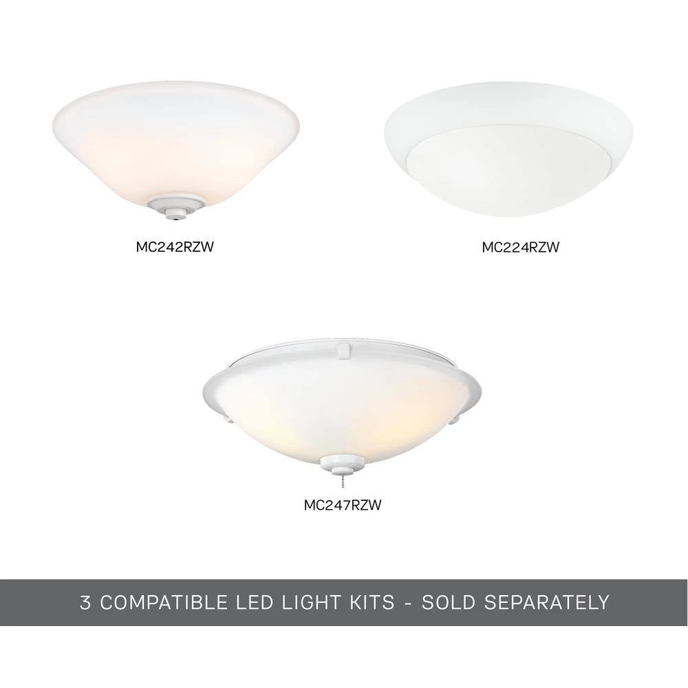 Colony Super Max 60 in. Indoor/Outdoor Matte White Ceiling Fan by Monte Carlo 5 Colony Super Max 60 in. Indoor/Outdoor Matte White Ceiling Fan by Monte Carlo - Image 3