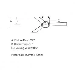 Clarity II 42 in. Integrated LED Indoor Matte White Flush Mount Ceiling Fan with White Blades and Remote Control by Monte Carlo -Justice Design Sales matte white with white blades monte carlo ceiling fans with lights 3clyr42rzwd v1 c3 1000
