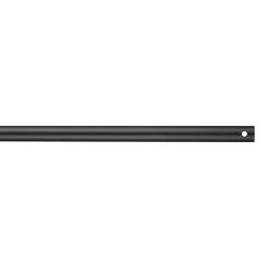 24 in. Midnight Black Extension Downrod, 1/2 in. Inside Diameter by Monte Carlo