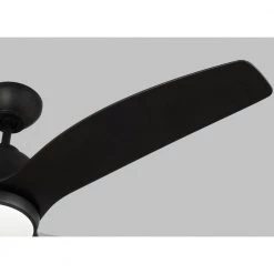 Avila Coastal 54 in. Integrated LED Indoor/Outdoor Black Ceiling Fan with Light Kit, Remote Control and Reversible Motor by Monte Carlo 15 Avila Coastal 54 in. Integrated LED Indoor/Outdoor Black Ceiling Fan with Light Kit, Remote Control and Reversible Motor by Monte Carlo -Justice Design Sales midnight black monte carlo ceiling fans with lights 3avlcr54mbkd 76 1000