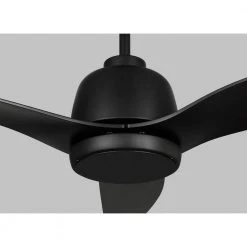Avila Coastal 54 in. Integrated LED Indoor/Outdoor Black Ceiling Fan with Light Kit, Remote Control and Reversible Motor by Monte Carlo 14 Avila Coastal 54 in. Integrated LED Indoor/Outdoor Black Ceiling Fan with Light Kit, Remote Control and Reversible Motor by Monte Carlo -Justice Design Sales midnight black monte carlo ceiling fans with lights 3avlcr54mbkd fa 1000