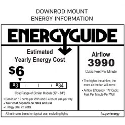 Edge Coastal 60 in. Indoor/Outdoor Midnight Black Ceiling Fan with Handheld Remote, 6-Speeds and Reverse by Monte Carlo 15 Edge Coastal 60 in. Indoor/Outdoor Midnight Black Ceiling Fan with Handheld Remote, 6-Speeds and Reverse by Monte Carlo -Justice Design Sales midnight black monte carlo ceiling fans without lights 3egr60mbk rh 4f 1000