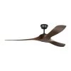 Edge 60 in. Indoor Midnight Black Ceiling Fan with Dark Walnut Blades and Handheld Remote, 6-Speeds Reverse by Monte Carlo 2 Edge 60 in. Indoor Midnight Black Ceiling Fan with Dark Walnut Blades and Handheld Remote, 6-Speeds Reverse by Monte Carlo -Justice Design Sales midnight black monte carlo ceiling fans without lights 3egr60mbkdw rh 64 1000
