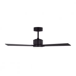 Rozzen 44 in. Indoor/Outdoor Midnight Black Ceiling Fan with Handheld Remote Control and Reversible Motor by Monte Carlo 16 Rozzen 44 in. Indoor/Outdoor Midnight Black Ceiling Fan with Handheld Remote Control and Reversible Motor by Monte Carlo -Justice Design Sales midnight black monte carlo ceiling fans without lights 3rzr44mbk fa 1000