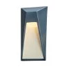 Ambiance Vertice 9-Watt Midnight Sky Integrated LED Ceramic Wall Sconce with Matte White Internal by Justice Design