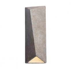 Ambiance 2-Light Mocha Travertine LED Wall Sconce by Justice Design