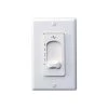 White Wall Fan Switch by Monte Carlo -Justice Design Sales monte carlo ceiling fan switches esswc 4 wh 64 1000
