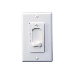 White Wall Fan Switch by Monte Carlo