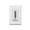 White Wall Fan Switch by Monte Carlo -Justice Design Sales monte carlo ceiling fan switches esswc 7 wh 64 1000