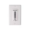 White Hardwired Ceiling Fan Wall Switch by Monte Carlo -Justice Design Sales monte carlo ceiling fan switches mcrc3rw 64 1000