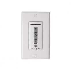 White Hardwired Ceiling Fan Wall Switch by Monte Carlo