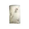 LumenAria 2-Light Large Off-White Wall Sconce with Faux Alabaster Shade by Justice Design -Justice Design Sales off white justice design vanity lighting fal 1265 64 1000
