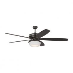 Dover 68 in. Indoor Oil Rubbed Bronze Ceiling Fan with Reversible Blades and 6-Speed Remote Control by Monte Carlo -Justice Design Sales oil rubbed bronze monte carlo ceiling fans without lights 5dvr68oz 1f 1000