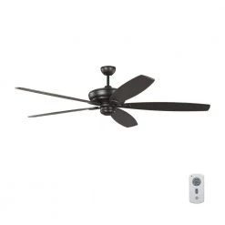Dover 68 in. Indoor Oil Rubbed Bronze Ceiling Fan with Reversible Blades and 6-Speed Remote Control by Monte Carlo