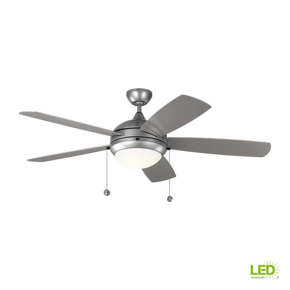 Discus Outdoor 52 in. LED Indoor/Outdoor Painted Brushed Steel Ceiling Fan by Monte Carlo 7 Discus Outdoor 52 in. LED Indoor/Outdoor Painted Brushed Steel Ceiling Fan by Monte Carlo - Image 5