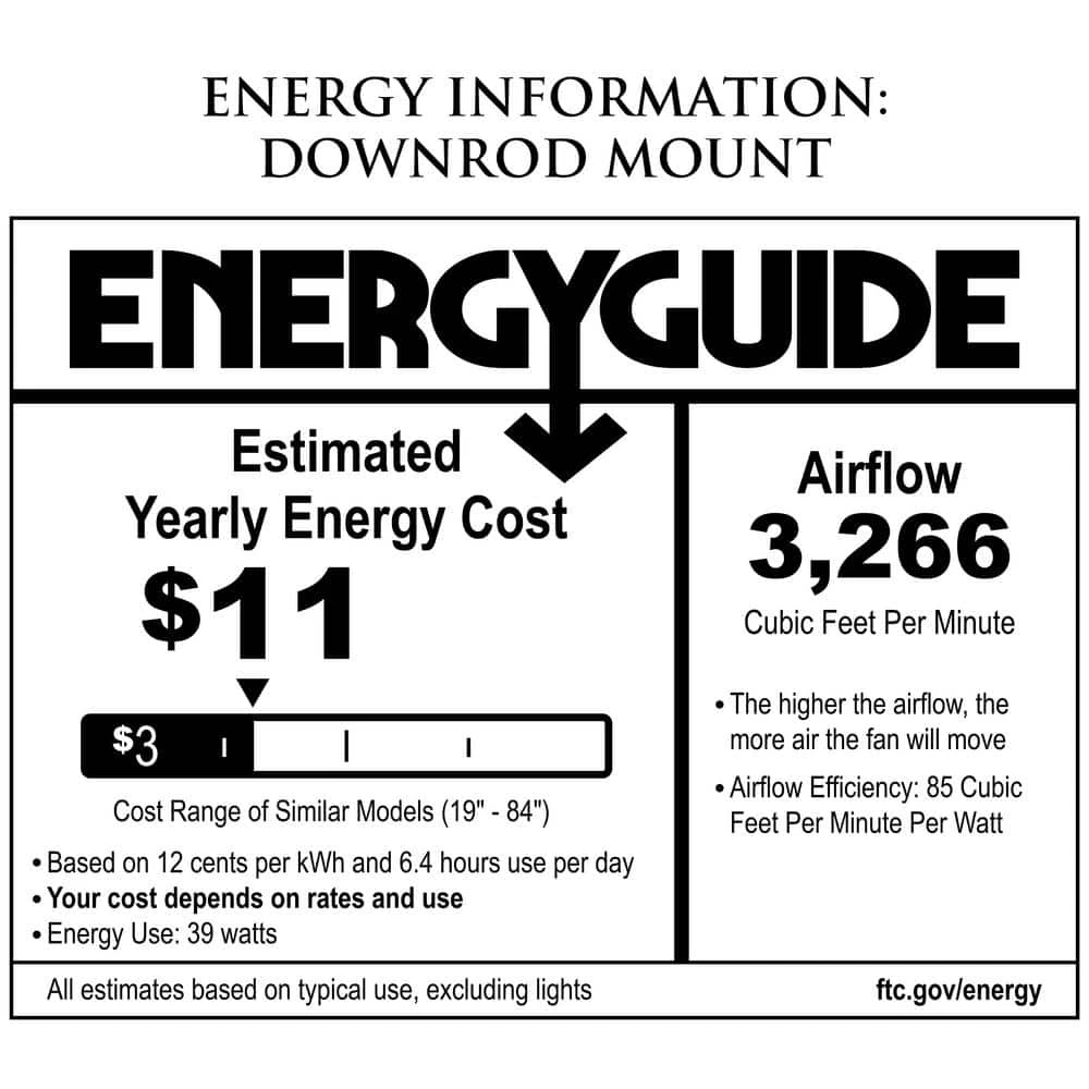 Discus Outdoor 52 in. LED Indoor/Outdoor Painted Brushed Steel Ceiling Fan by Monte Carlo 9 Discus Outdoor 52 in. LED Indoor/Outdoor Painted Brushed Steel Ceiling Fan by Monte Carlo - Image 7