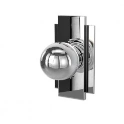 Fusion Luna ADA 3.5 in. Polished Chrome LED Wall Sconce with Clear Glass Shade by Justice Design -Justice Design Sales polished chrome justice design vanity lighting fsn 4041 clop crom 76 1000