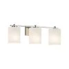 Fusion Era 3-Light Polished Chrome Bath Light with Opal Shade by Justice Design -Justice Design Sales polished chrome justice design vanity lighting fsn 8443 10 opal crom 64 1000