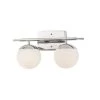 Fusion Epoch 18 in. 2-Light Polished Chrome Vanity Light Bar with Opal Glass Shade by Justice Design -Justice Design Sales polished chrome justice design vanity lighting fsn 8962 opal crom 64 1000