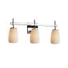 Limoges Union Family 22 in. 3 Polished Chrome Vanity Light with Bamboo Impression Translucent Porcelain Shade by Justice Design -Justice Design Sales polished chrome justice design vanity lighting por 8413 28 bmbo crom 64 1000