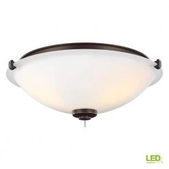 3-Light LED Ceiling Fan Light Kit by Monte Carlo -Justice Design Sales roman bronze monte carlo ceiling fan light kits mc247rb 40 1000