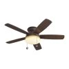 Traverse 52 in. Indoor Modern Roman Bronze Flush Mount Ceiling Fan with Light Kit by Monte Carlo -Justice Design Sales roman bronze monte carlo ceiling fans with lights 5tv52rbd v1 64 1000