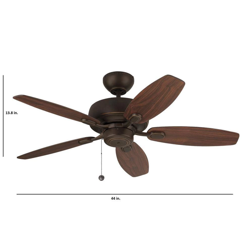Centro Max II 44 in. Indoor Roman Bronze Ceiling Fan by Monte Carlo 9 Centro Max II 44 in. Indoor Roman Bronze Ceiling Fan by Monte Carlo - Image 7