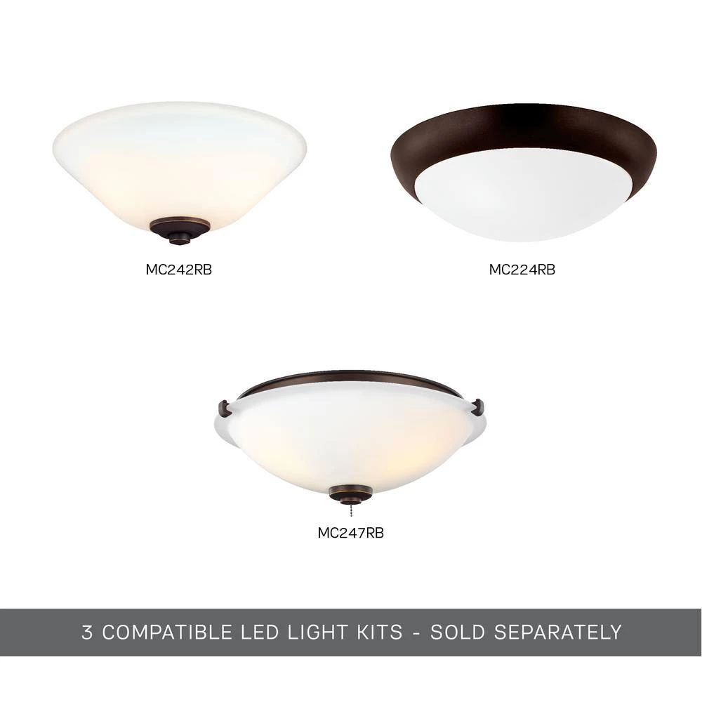 Centro Max II 44 in. Indoor Roman Bronze Ceiling Fan by Monte Carlo 8 Centro Max II 44 in. Indoor Roman Bronze Ceiling Fan by Monte Carlo - Image 6