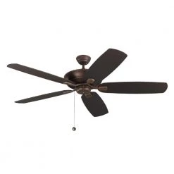 Colony Super Max 60 in. Indoor/Outdoor Roman Bronze Ceiling Fan by Monte Carlo