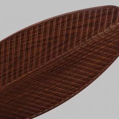 Cruise 52 in. Indoor/Outdoor Roman Bronze Ceiling Fan with American Walnut Palm Leaf Blades by Monte Carlo -Justice Design Sales roman bronze with american walnut blades monte carlo ceiling fans without lights 5cu52rb fa 1000