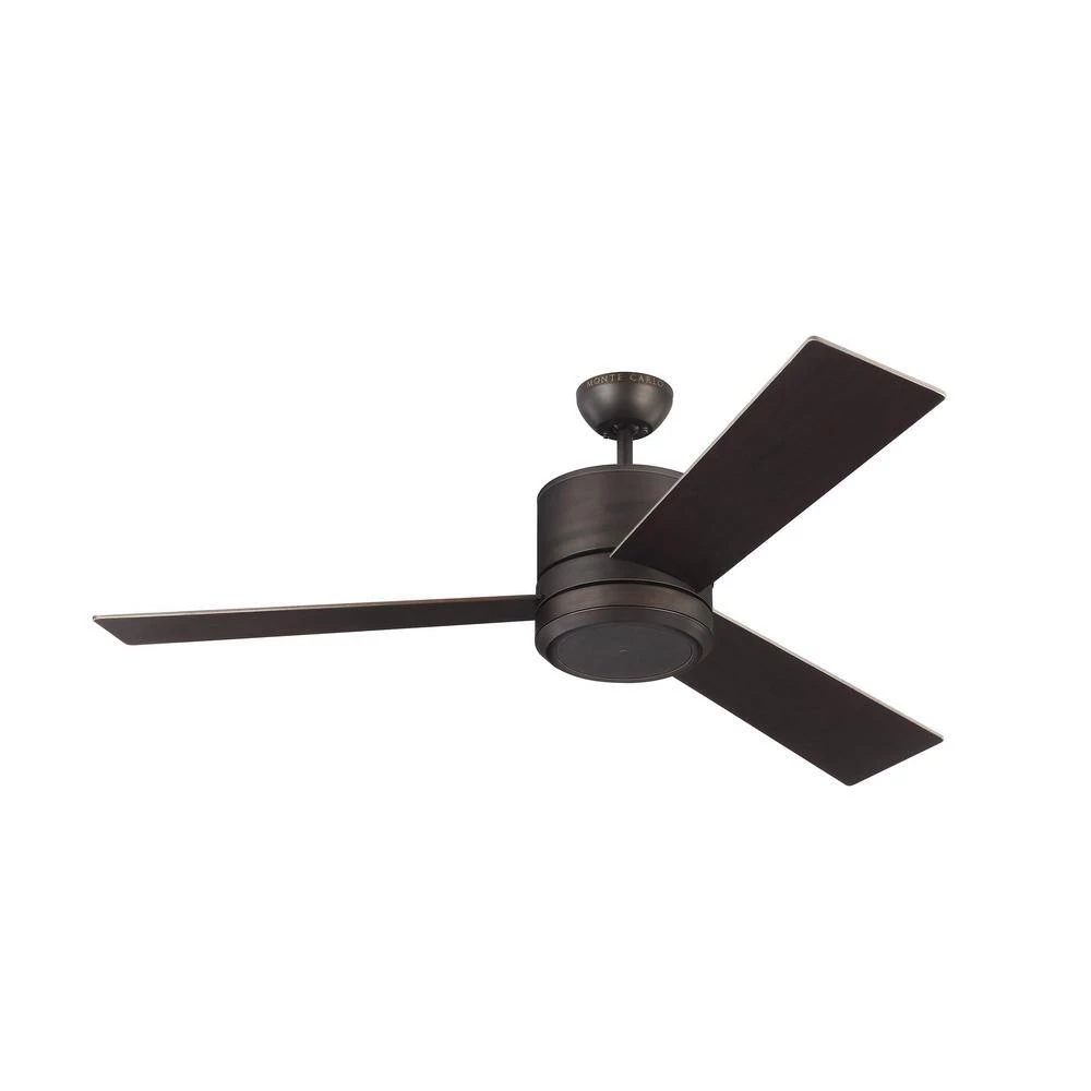 Vision Max 56 in. Integrated LED Indoor/Outdoor Roman Bronze Ceiling Fan with Bronze Blades and Wall Switch Control by Monte Carlo 9 Vision Max 56 in. Integrated LED Indoor/Outdoor Roman Bronze Ceiling Fan with Bronze Blades and Wall Switch Control by Monte Carlo - Image 7